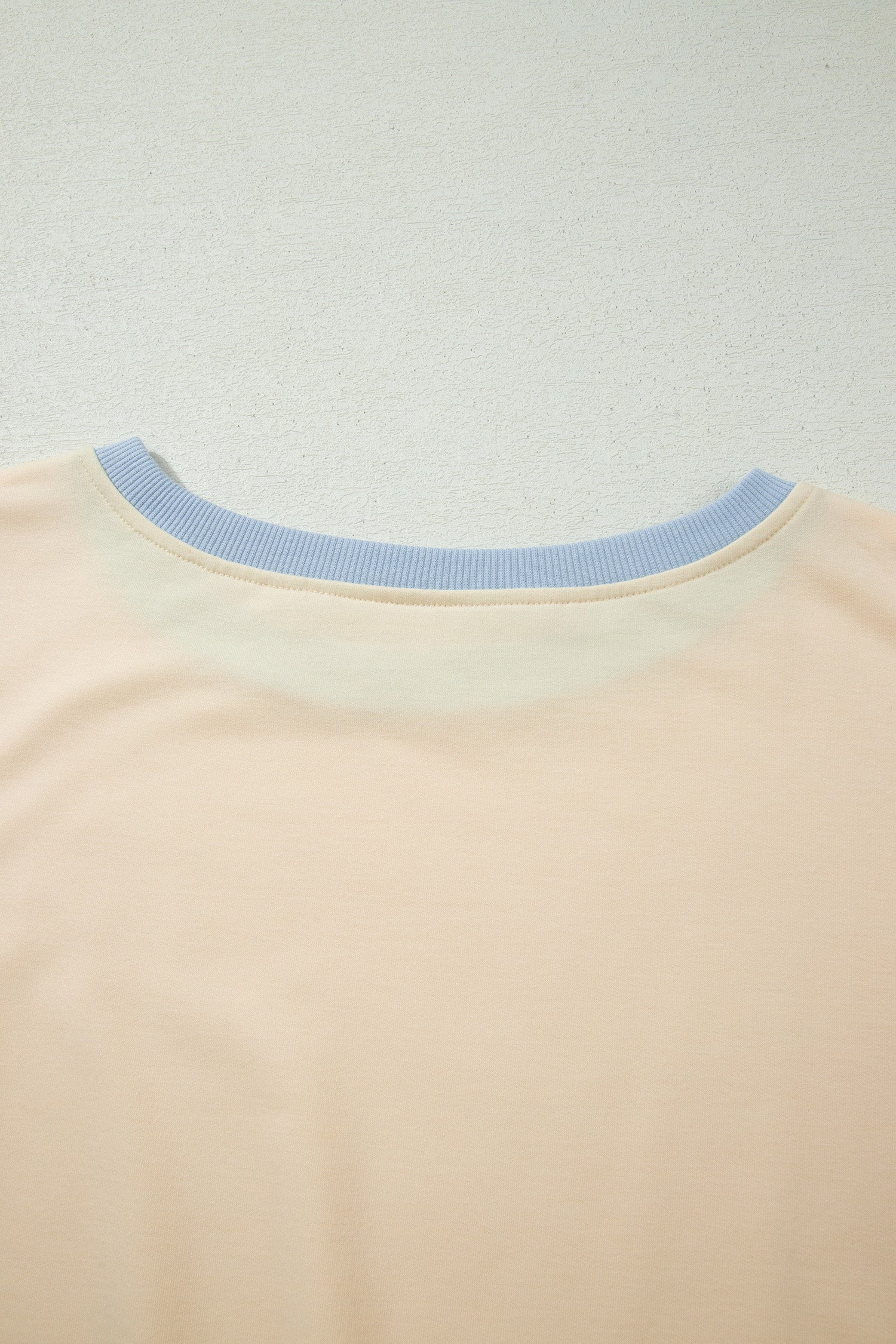 Moonlight Jade Colorblock Edge Drop Shoulder T Shirt and Skort 2Pcs Set